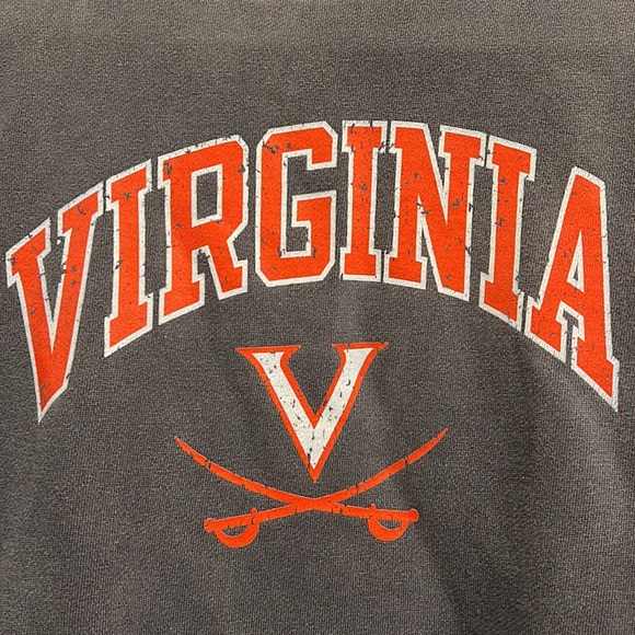 Comfort Colors Navy Garment Dyed Sweatshirt UVA Size Small Crew Neck - Picture 3 of 6